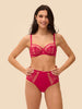 Romance Retro Brief Panty Cranberry Simone Perele