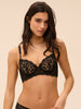 Precieuse Sheer Demi Bra Black Simone Perele