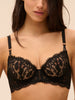 Precieuse Sheer Demi Bra Black Simone Perele