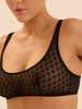 Plume Bralette - Black