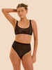 Plume Bralette - Black