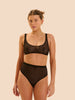 Plume Bralette - Black