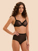 Plume Molded Full Cup - Black