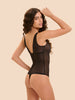 Plume Shaper Bodysuit - Black