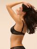Cassandre Sheer Demi - Black