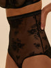 Louise Ultra High Waist Brief - Black