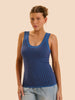 Alma Sleeveless Tank - Midnight