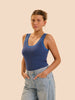 Alma Sleeveless Tank - Midnight