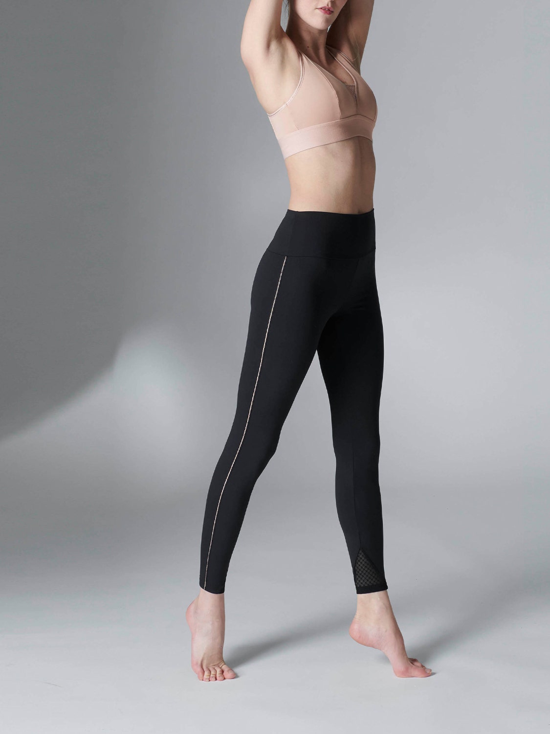 Flowergy Full-Length Leggings by Chandra Yoga & Active Wear