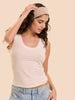 Plume Headband Peau Rose Simone Perele