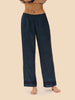 Satin Secrets Pant - Feline Blue