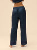 Satin Secrets Pant - Feline Blue