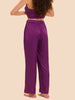 Satin Secrets Pant - Blackberry