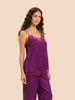 Satin Secrets Top - Blackberry