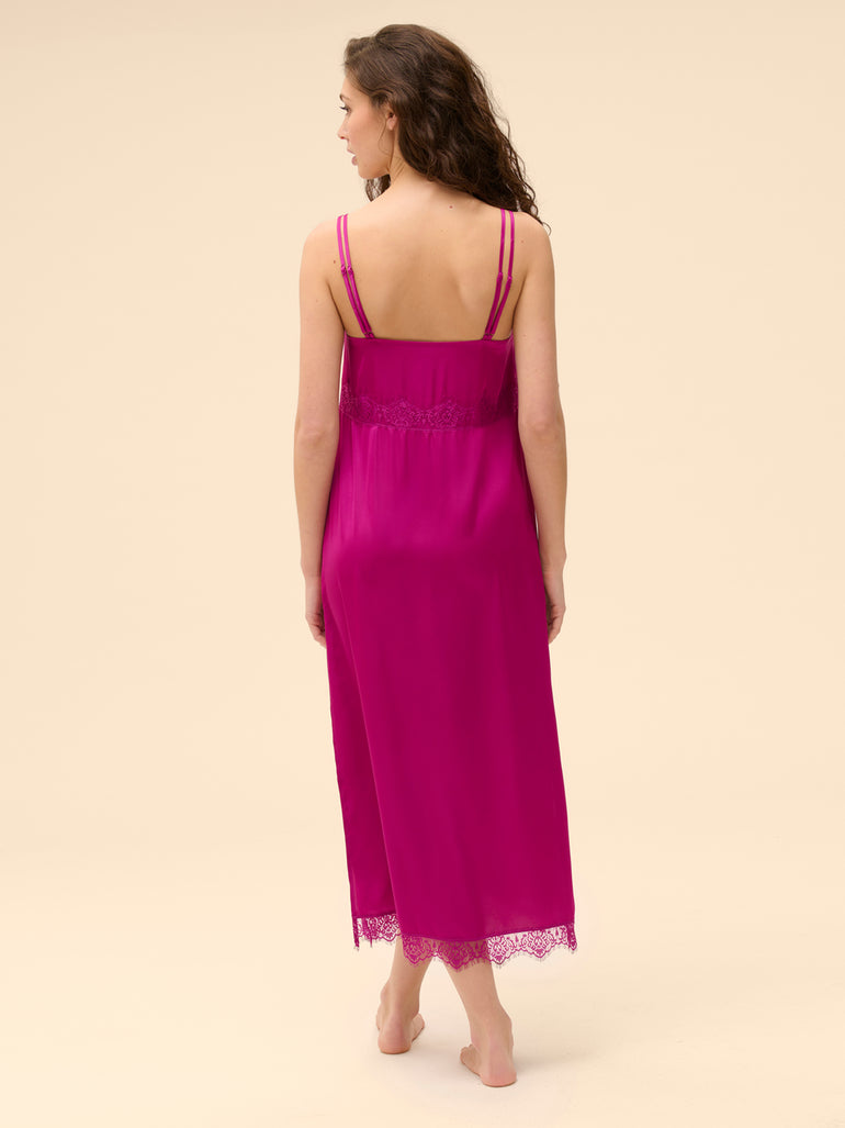 Satin Secrets Long Nightdress Azalea Simone Perele