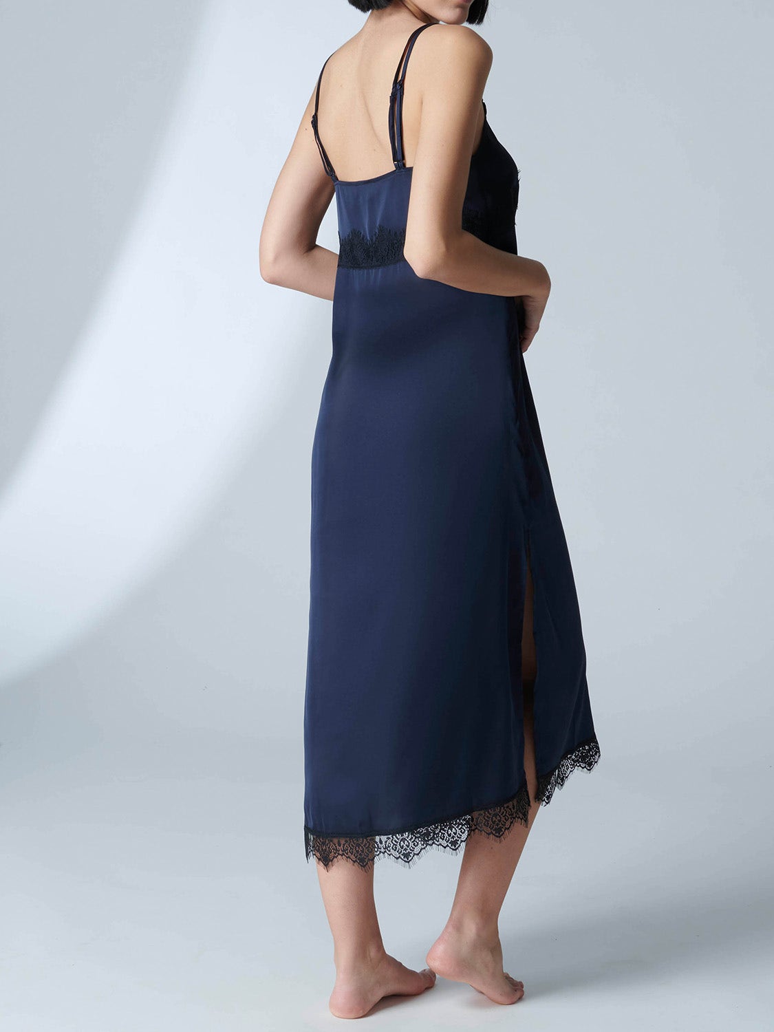 Simone Pérèle | Satin Secrets Long Nightdress - Full Moon