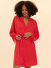Satin Secrets Long Kimono Nightwear Flamingo Simone Perele