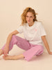 Cotton Pant - Disco Pink