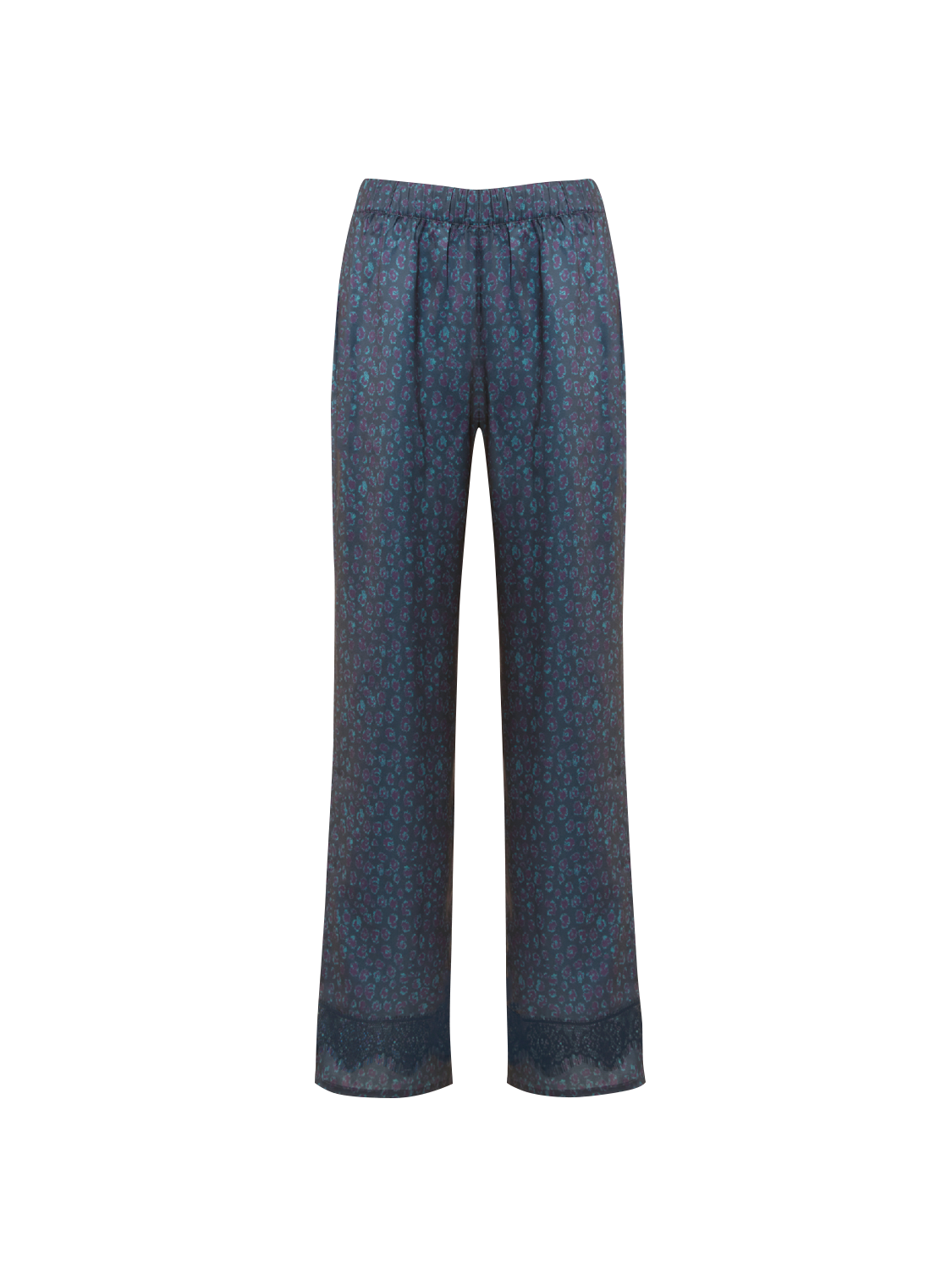 Satin Secrets Pant - Feline Blue