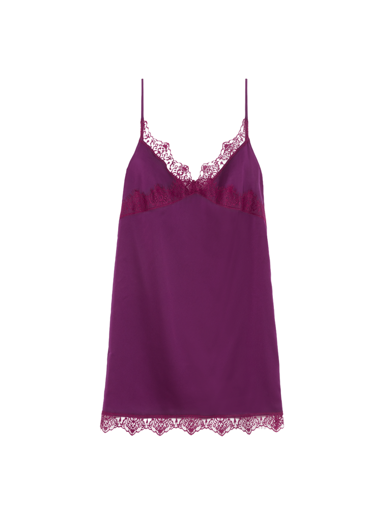 Satin Secrets Nightdress Loungewear Blackberry Simone Perele