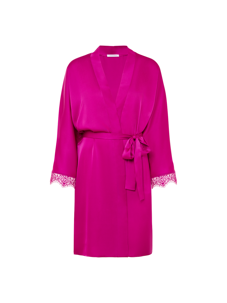 Satin Secrets Long Kimono Azalea Simone Perele