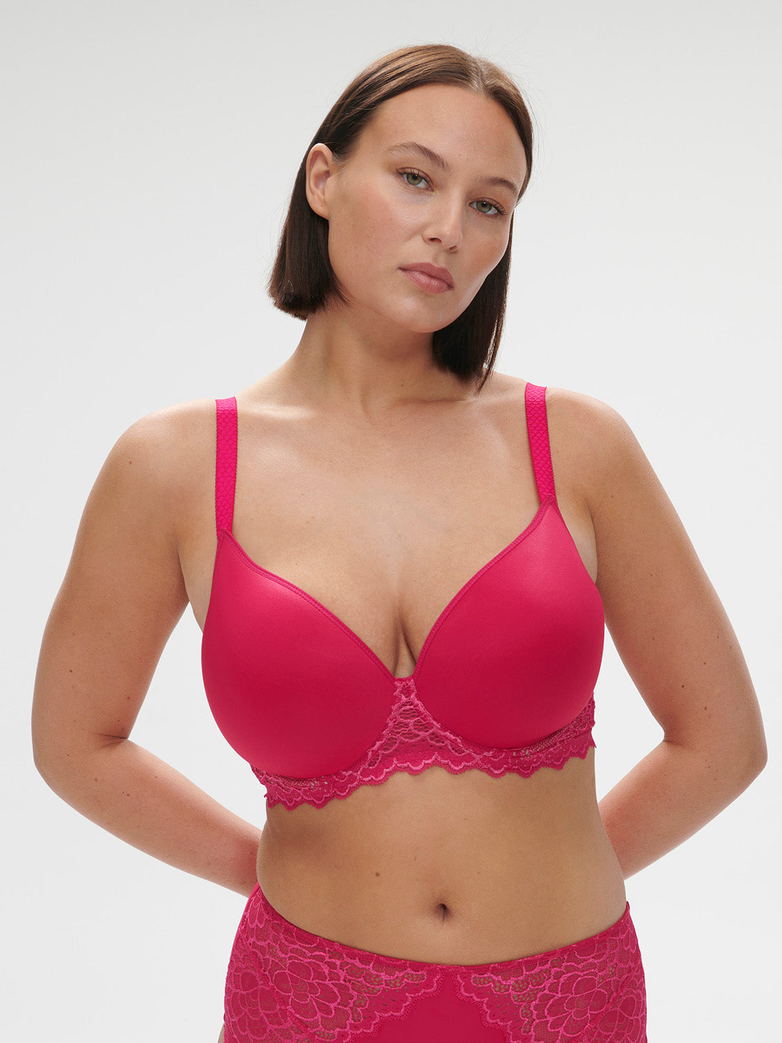 F65☆Simone Perele シモーヌ ペレール 3Dカップブラ ピンク Caresse 3D Plunge - Teaberry Pink – Simone Pérèle