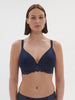 Caresse 3D Plunge Bra Ink Blue Simone Perele