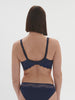 Caresse 3D Plunge Bra Ink Blue Simone Perele