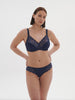 Caresse Full Cup Bra Ink Blue Simone Perele