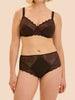 Caresse Retro Brief - Cocoa