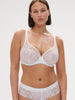 Wish Full Coverage Plunge Bra Crystal White Simone Perele