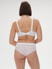 Wish Full Coverage Plunge Bra Crystal White Simone Perele