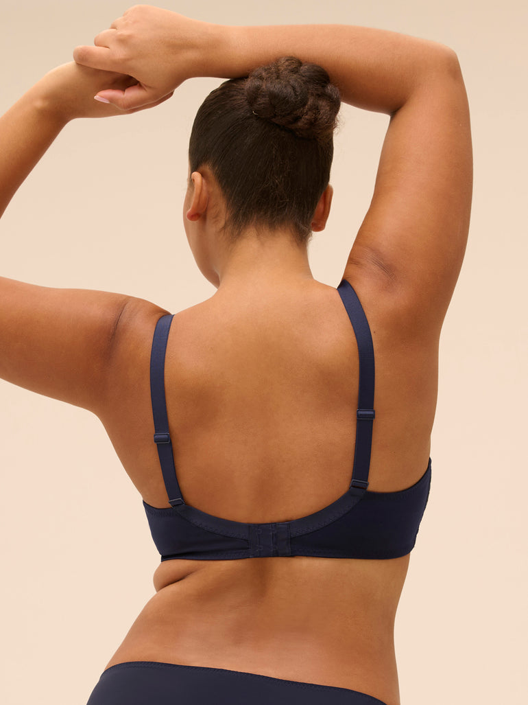 Wish Full Coverage Plunge Bra Sapphire Simone Perele