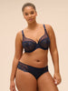 Wish Full Coverage Plunge Bra Sapphire Simone Perele