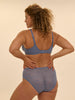 Comete Molded Full Cup Bra Chambray Blue Simone Perele
