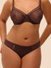 Simone Perele Comete Bikini Panty Dark Brown