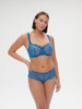 Karma Sheer Demi Bra Myosotis Blue Simone Perele