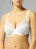 Delice Full Coverage Plunge Bra White Simone Perele