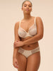 Delice Full Coverage Plunge Bra Topaz Beige Simone Perele