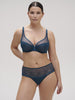 Delice Full Coverage Plunge Bra Prestige Blue Simone Perele