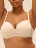 Delice 3D Demi Plunge Bra Topaz Beige Simone Perele