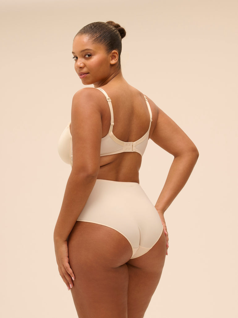 Delice 3D Demi Plunge Bra Topaz Beige Simone Perele