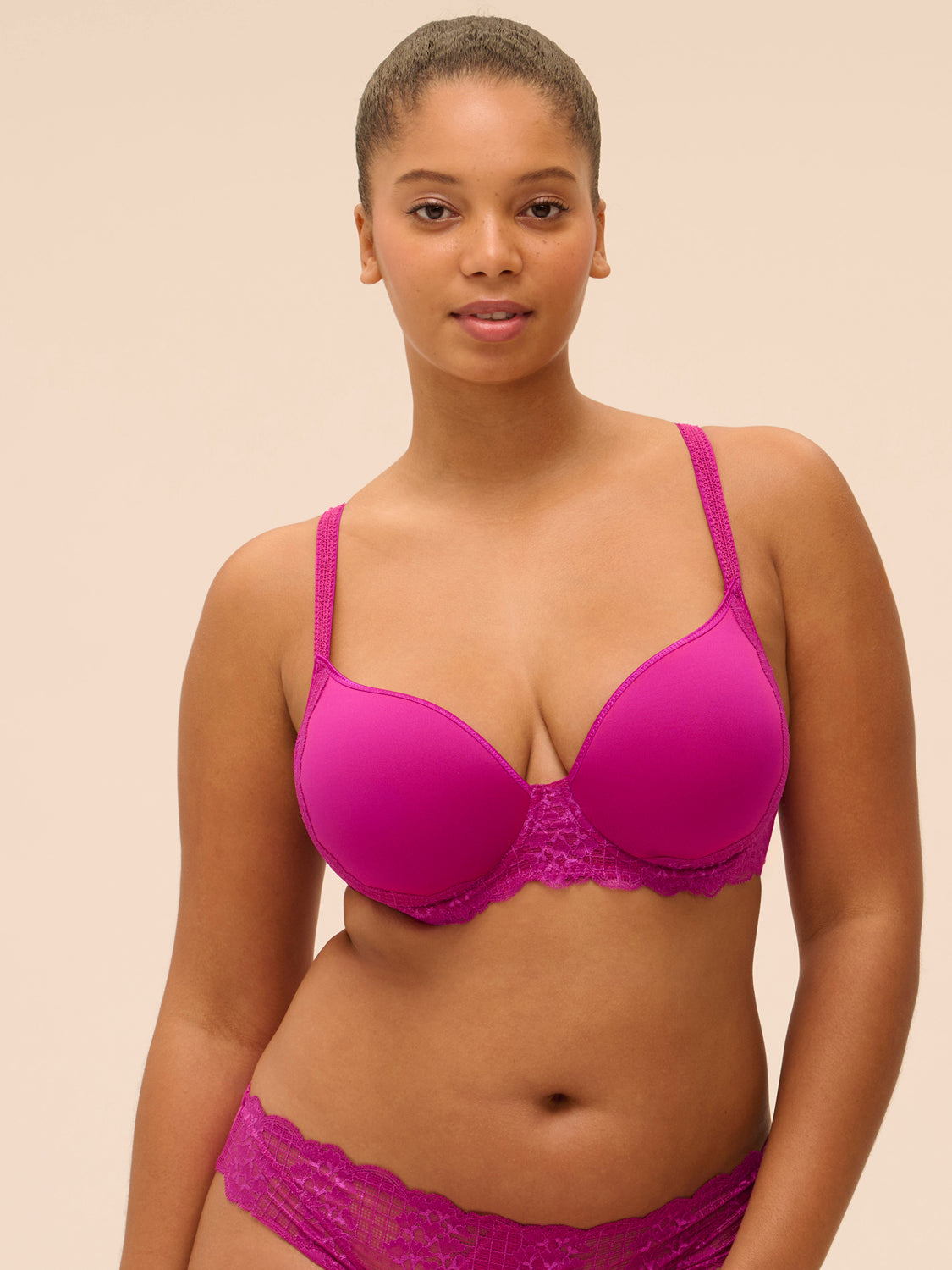 SIMONE PERELE - WISH - SHORTY - RUBIS ROSE - ROUGE 12B630 SIMONE PERELE - WISH - SHORTY - RUBIS ROSE - ROUGE 12B630