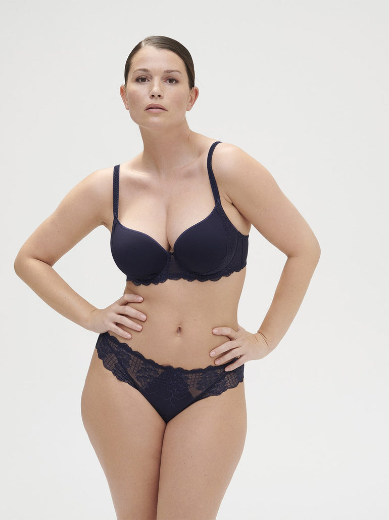 Reve 3D Plunge Bra Cosmic Blue Simone Perele