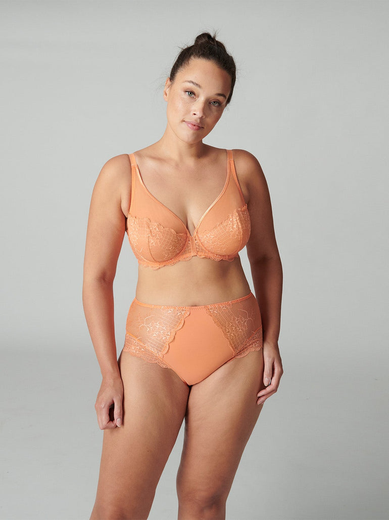 Reve Full Coverage Plunge Bra Apricot Simone Perele