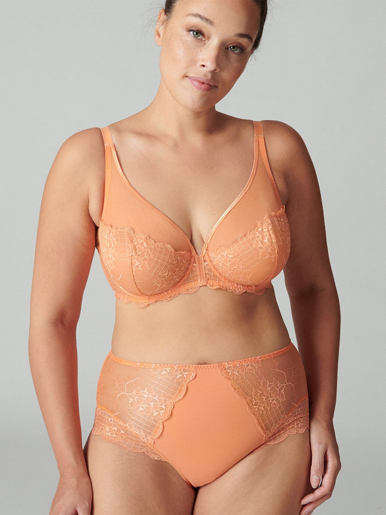 Reve Full Coverage Plunge Bra Apricot Simone Perele