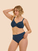 Andora Retro Brief Panty Oil Blue - Simone Perele