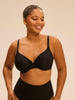 Essentiel Multiposition Unlined Bra Black Simone Perele