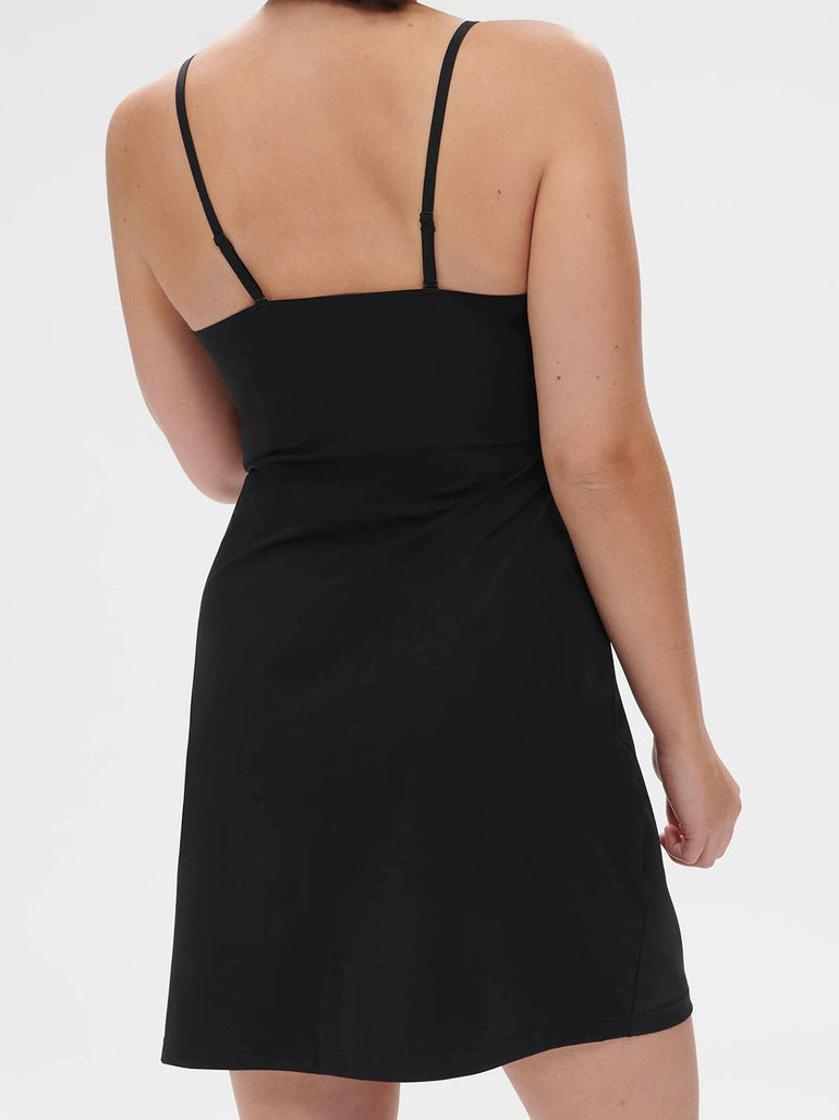 Essentiel Slip Dress Black Simone Perele