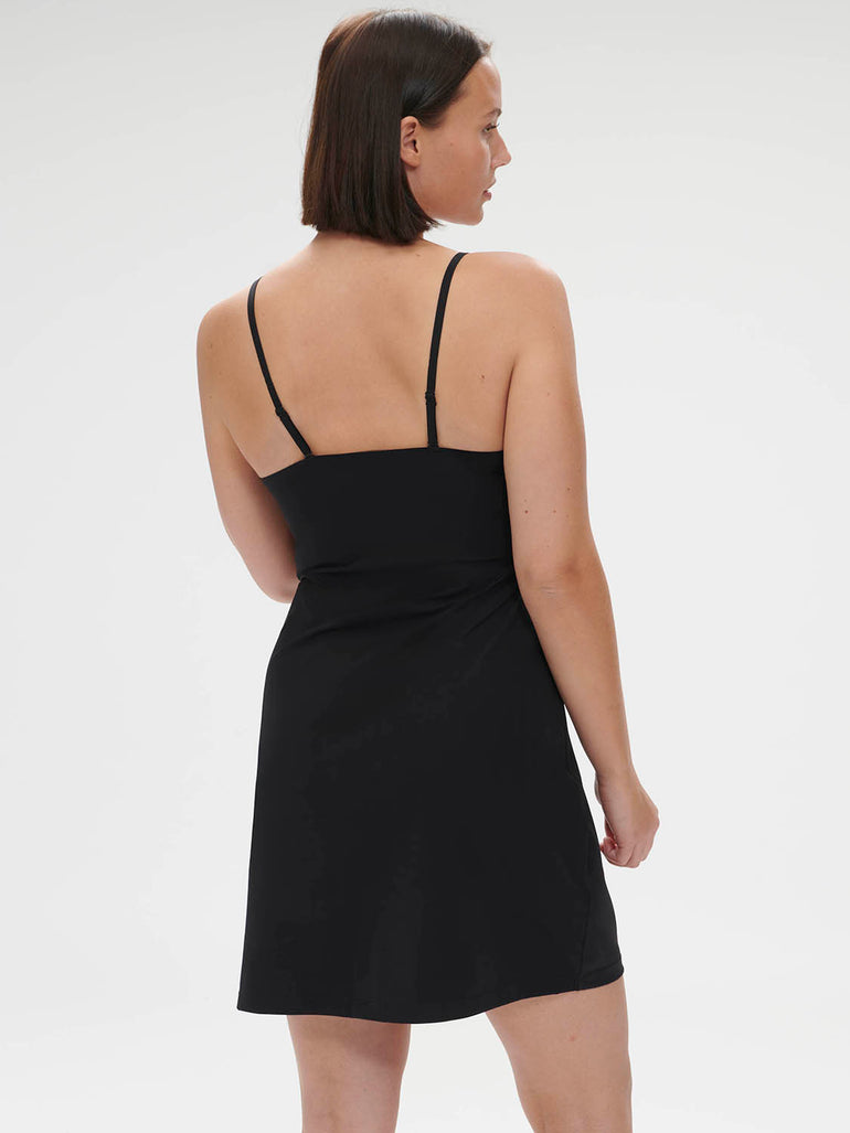 Essentiel Slip Dress Black Simone Perele